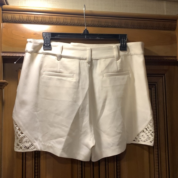 NWOT cinq a sept CROCHET LACE CORINNA SHORT Size 10 - Picture 12 of 16